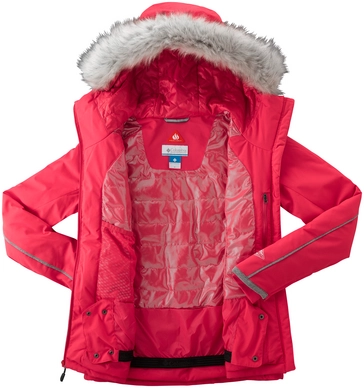 Ski Jas Columbia Women Alpine Slide Red Camellia