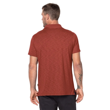 Polo Jack Wolfskin Men Travel Polo Mexican Pepper
