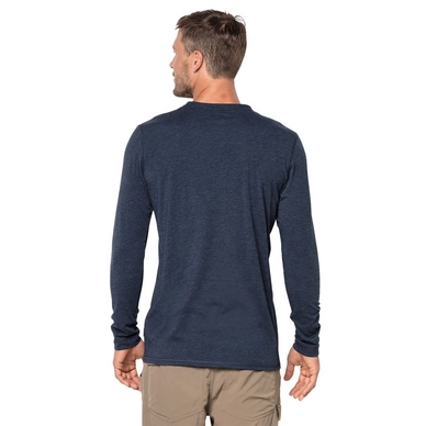 Longsleeve Jack Wolfskin Men Moro Henley Night Blue