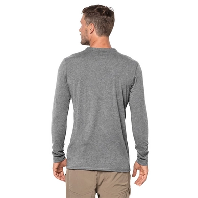 Longsleeve Jack Wolfskin Men Moro Henley Alloy