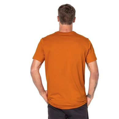 T-Shirt Jack Wolfskin Men Marble Paw Desert Orange