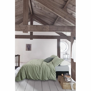 Dekbedovertrek VT Wonen Double Cord Green Katoen