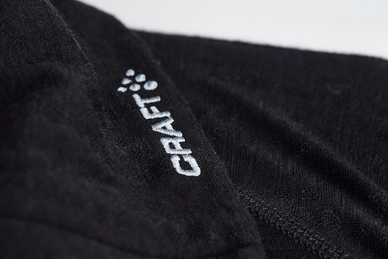 Skipully Craft Nordic Wool Zip Neck Men Black Grey