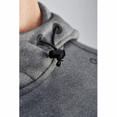 Trui Craft Noble Hood Sweatshirt Men Dark Grey Melange