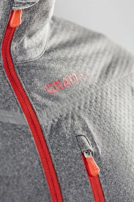 Skipully Craft Pace Wind Jersey Men Dark Grey Melange Bolt