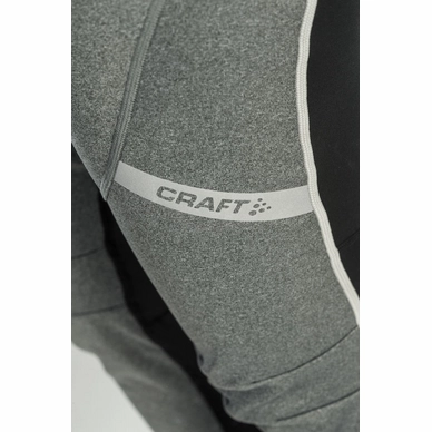 Fietsbroek Craft Belle Glow Bib Tights Women Dark Grey Melange Black