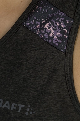 Tanktop Craft Pulse Singlet Women Black P Net Black