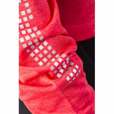 Longsleeve Craft Mind Reflective Zip Tee Women Poppy