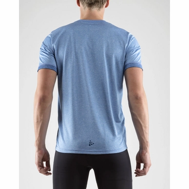 T-Shirt Craft Men Eaze SS Melange Tee Coast Melange