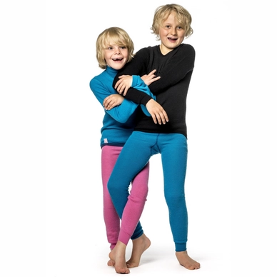 Ondergoed Woolpower Kids Long Johns 200 Light Blue