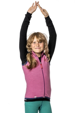 Bodywarmer Woolpower Kids Vest 400 Rose