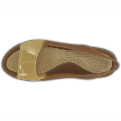 Sandaal Crocs ColorBlock Flat Bronze