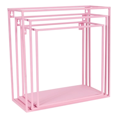 Wandrek Kidsdepot Wallbox Pink (set van 3)