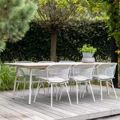3---2023 M&L fibre Kelvin chair stone - aged teak Arda table linen (2)