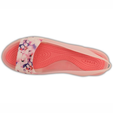 Sandaal Crocs Colorblock Soft Floral Flat