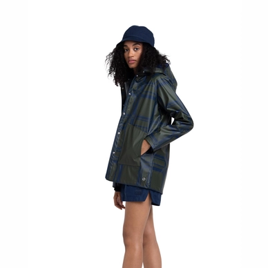 Jas Herschel Supply Co. Women's Rainwear Classic Dark Olive Plaid