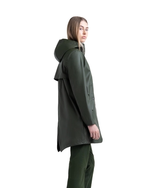 Jas Herschel Supply Co. Women's Rainwear Fishtail Parka Dark Olive