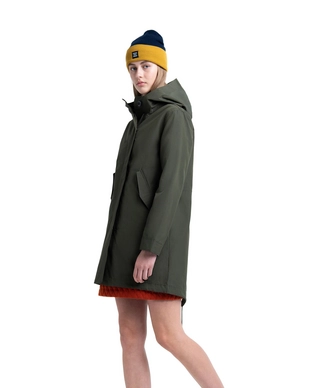 Jas Herschel Supply Co. Women's Classics Fishtail Parka Dark Olive
