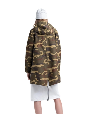 Jas Herschel Supply Co. Women's Classics Fishtail Parka Woodland Camo