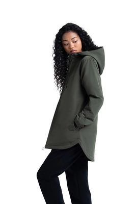 Jas Herschel Supply Co. Women's Classics Insulated Hooded Jumper Dark Olive