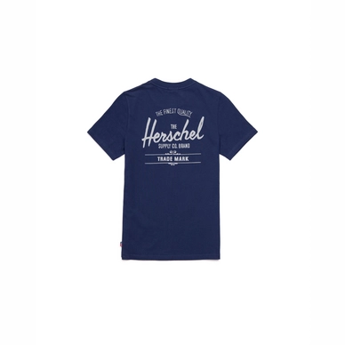 T-Shirt Herschel Supply Co. Women's Tee Sam Classic Logo Peacoat