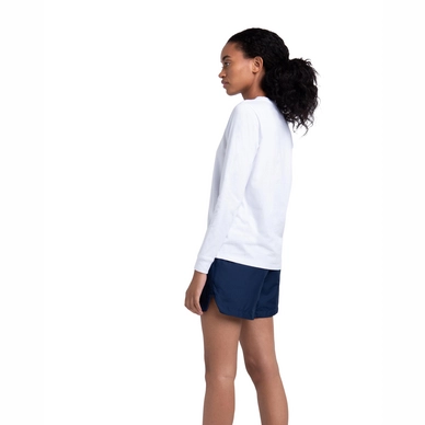 T-Shirt Herschel Supply Co. Women's Long Sleeve Tee Stack Logo  Bright White Grey