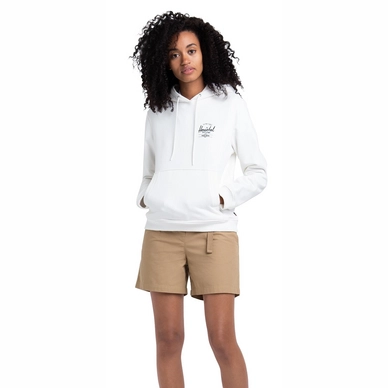 Trui Herschel Supply Co. Women's Pullover Hoodie Classic Logo Blanc de Blanc Black