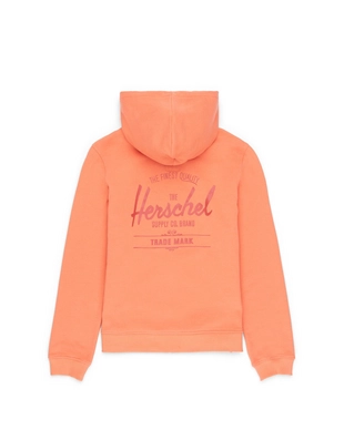 Vest Herschel Supply Co. Women's Full Zip Hoodie Classic Logo Carnelian Apricot