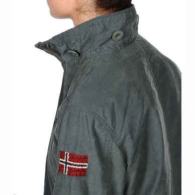 Winterjas Napapijri Adamus Grey Green Women