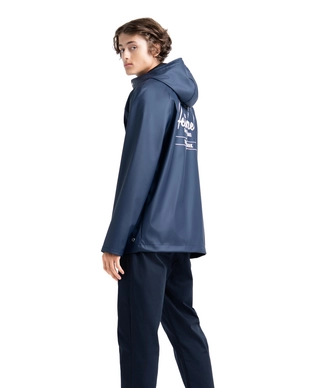 Jas Herschel Supply Co. Men's Rainwear Classic Peacoat/White Classic Logo