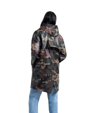 Jas Herschel Supply Co. Men's Rainwear Fishtail Parka Woodland Camo