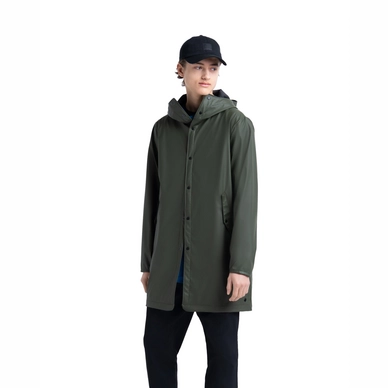 Jas Herschel Supply Co. Men's Rainwear Fishtail Parka Dark Olive