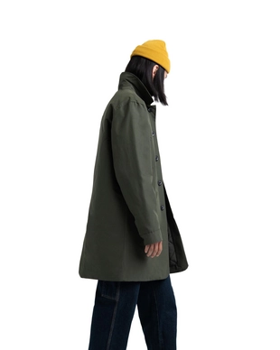 Jas Herschel Supply Co. Men's Classics Insulated Mac Dark Olive