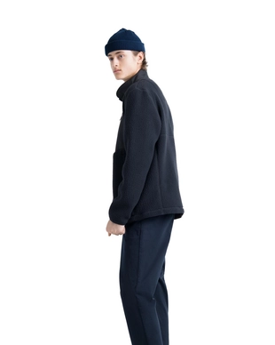 Vest Herschel Supply Co. Men's Guide Fleece Sherpa Full Zip Black