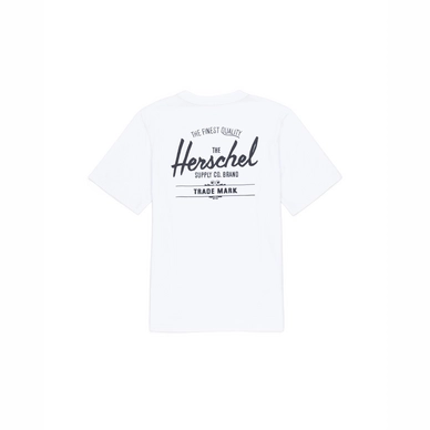 T-Shirt Herschel Supply Co. Men's Tee Classic Logo Bright White Black