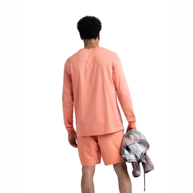 Trui Herschel Supply Co. Men's Long Sleeve Tee Stack Logo  Carnelian Apricot