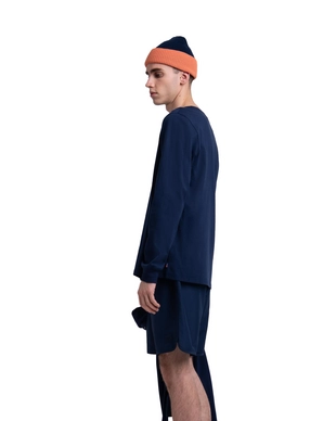 Trui Herschel Supply Co. Men's Long Sleeve Tee Peacoat