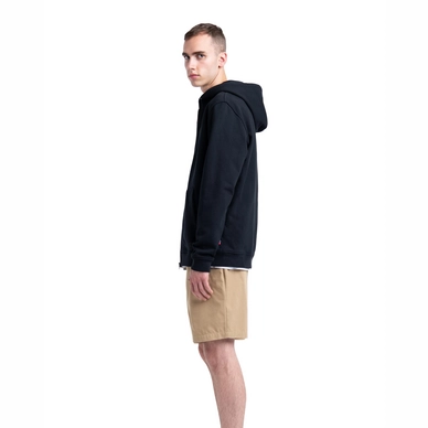 Vest Herschel Supply Co. Men's Full Zip Hoodie Black