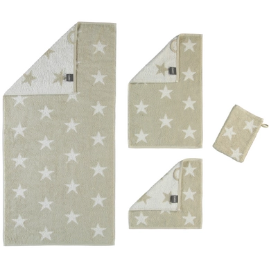 Handdoek Cawö Little Stars Beige (set van 3)