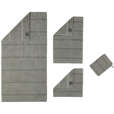 Handdoek Cawö Code Stripes Grijs (set van 3)