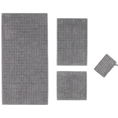 Washandje Cawö Accent Stripes Small Grijs (set van 6)
