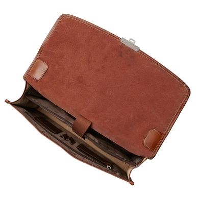 Laptoptas Castelijn & Beerens Verona Lichtbruin 15,6"