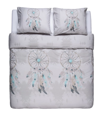 Dekbedovertrek Nightlife Sueno Dreamcatcher Grey Flanel