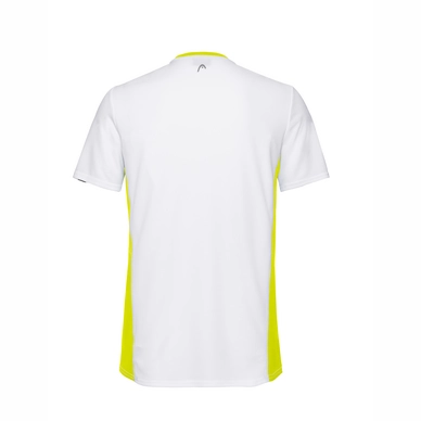 Tennisshirt HEAD Men Club Tech White Yellow