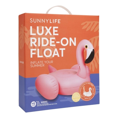 Opblaasflamingo Sunnylife Luxe Float Pink