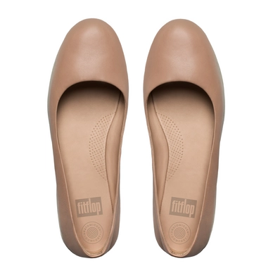Ballerina FitFlop F-Sporty™ Ballerina Leather Stone