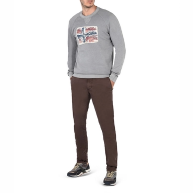 Trui Napapijri Babos Crew Med Grey Solid