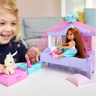 3---Barbie Bedtijd speelset Princess Adventure Chelsea (GML74 - GML72)3