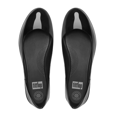 Ballerina FitFlop Superballerina™ Patent All Black