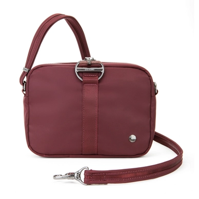 Schoudertas Pacsafe Citysafe CX Square Crossbody Merlot